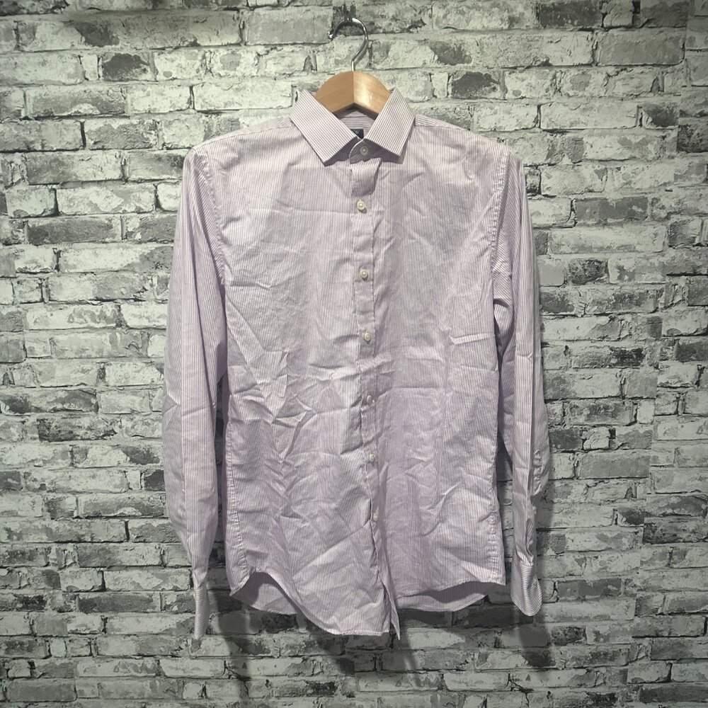 EUC J. Crew Men's  Button Down Long Sleeve Shirt Striped Size Medium